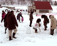 雪中ゲーム大会