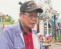 風車づくりの名人 神田日出男さん