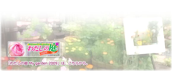 「わたしの庭 My garden 2009」は、こちらから。